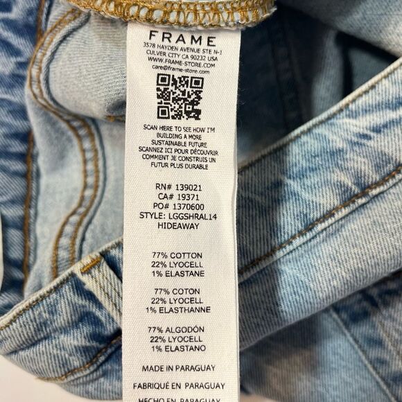NEW Frame Le Grand Garçon Short in Hideaway Size 32 - Picture 7 of 10